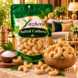 Premium salted cashews – crunchy roasted cashew nuts with a delicious salted flavour