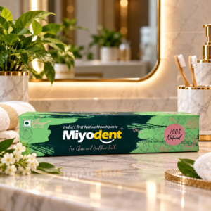 Miyodent 100% natural toothpaste for clean and healthier teeth