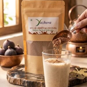 fig fruit milk mix