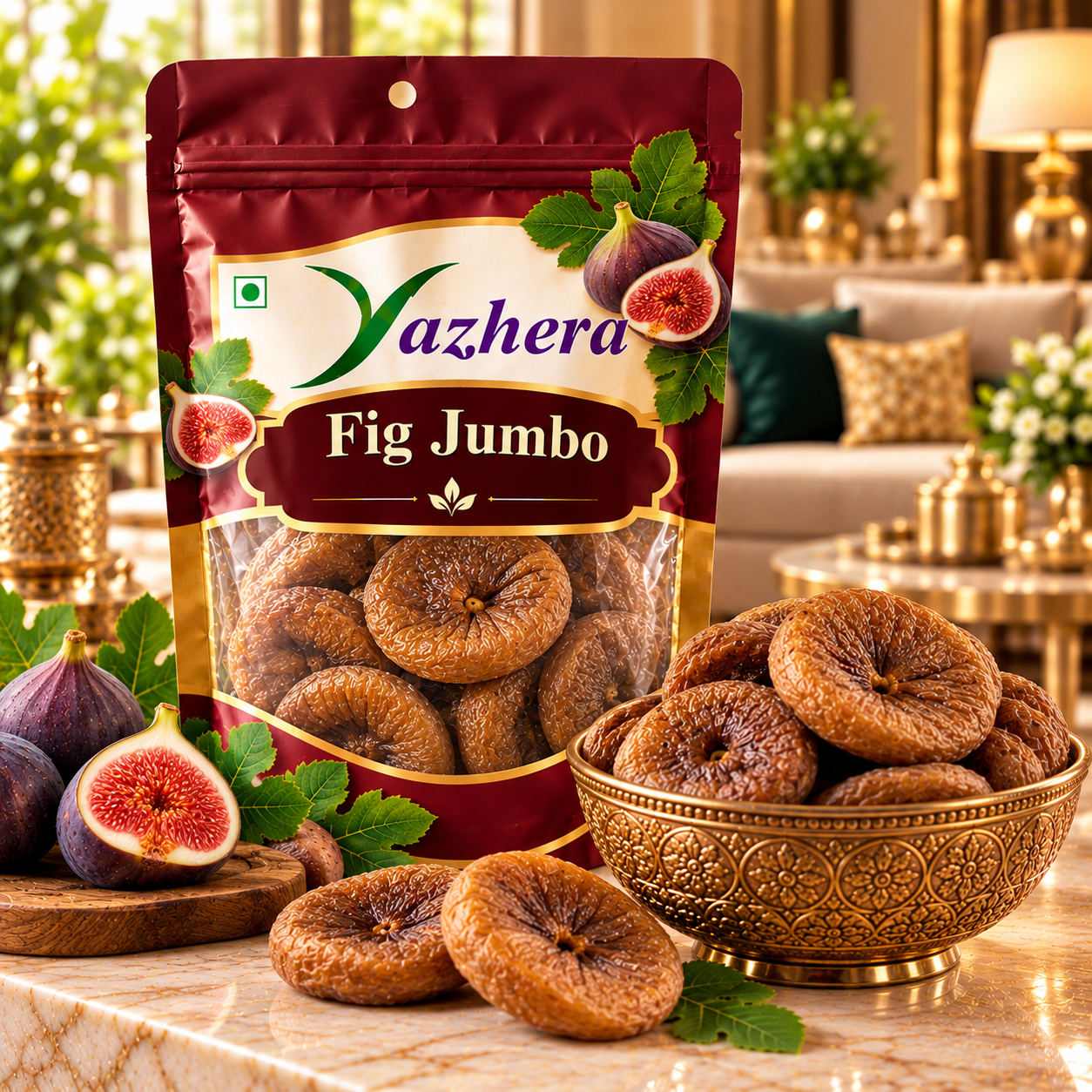yazhera jumbo figs luxury display Premium Jumbo Dried Figs – large, naturally sweet figs for healthy snacking and recipes