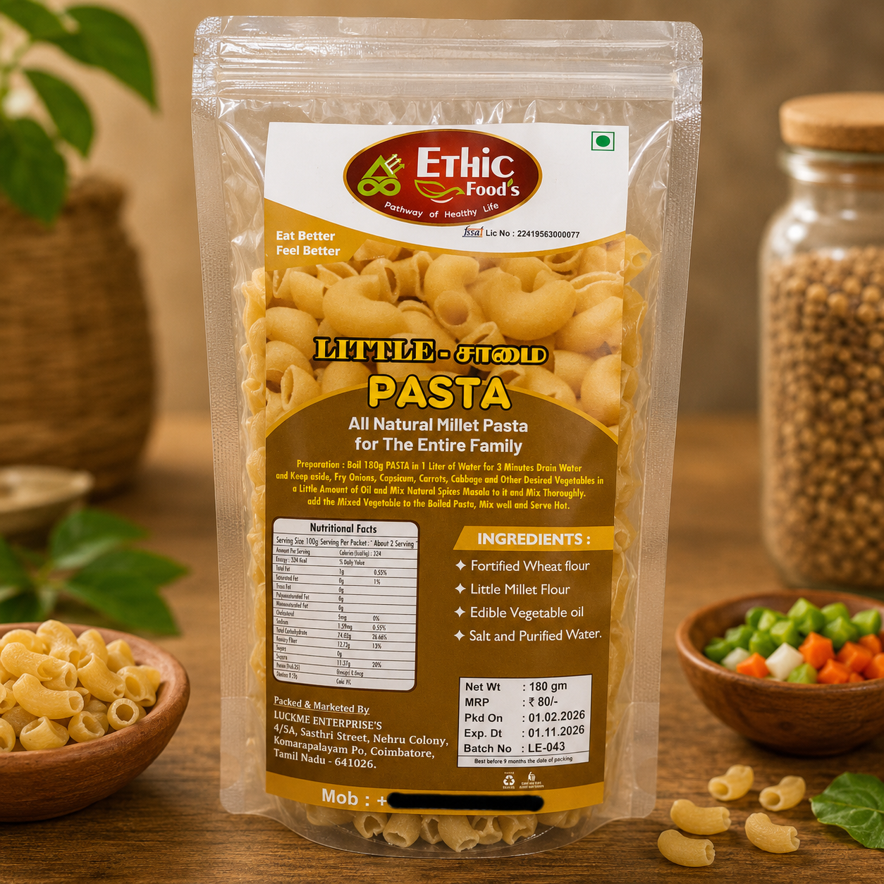 little millet pasta little millet pasta