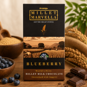 millet milk chocolate – blueberry