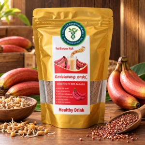 Red Banana Malt – Nutritious malt powder made from red banana for healthy everyday nourishment